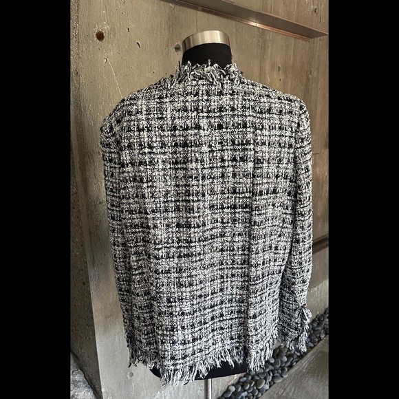 Vintage Chanel La Petite Veste Noire Tweed Jacket - Picture 2 of 11